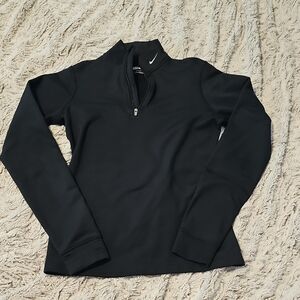 Nike Women's Black Quarter-Zip Sweatshirt